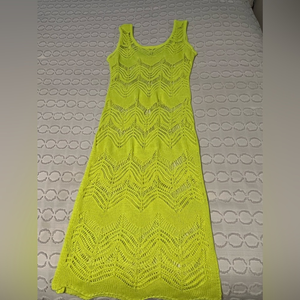 Yellow beach coverup